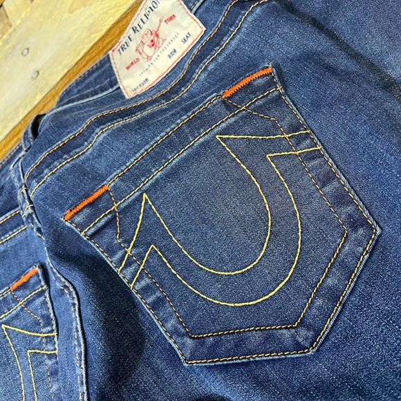 Like New! [True Religion] Jennie Curvy Mid Rise Dark Skinny Jeans | 27 Small 4 - Picture 12 of 16